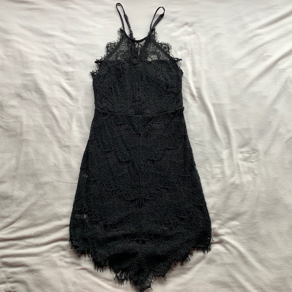 Intimately Free People Black Lace Dress.